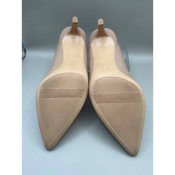 Naturalizer June Womens Pumps Nude Leather Comfort Stiletto Size 9M - Picture 7 of 8